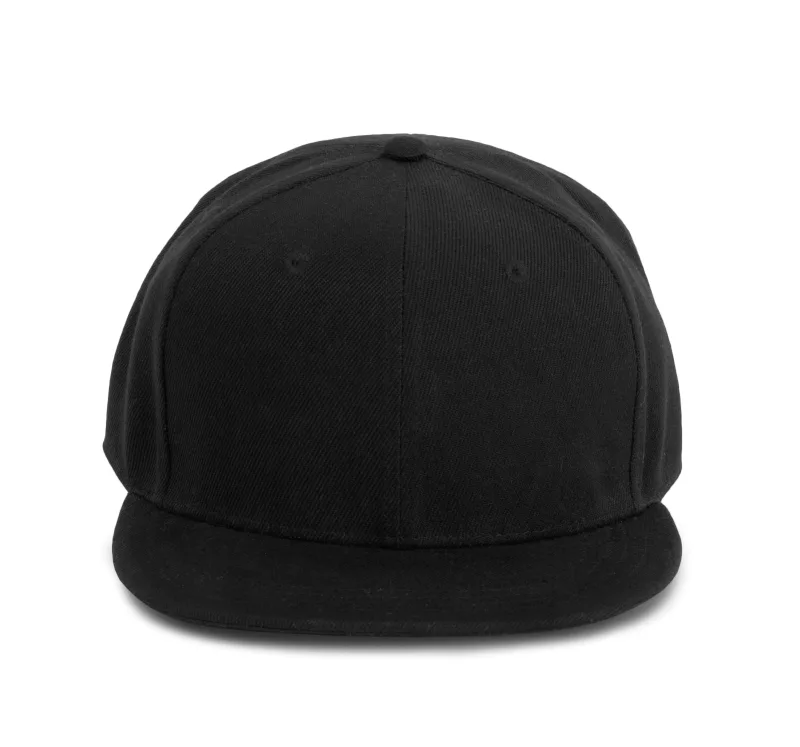 Snapback cap - 6 panels, Black