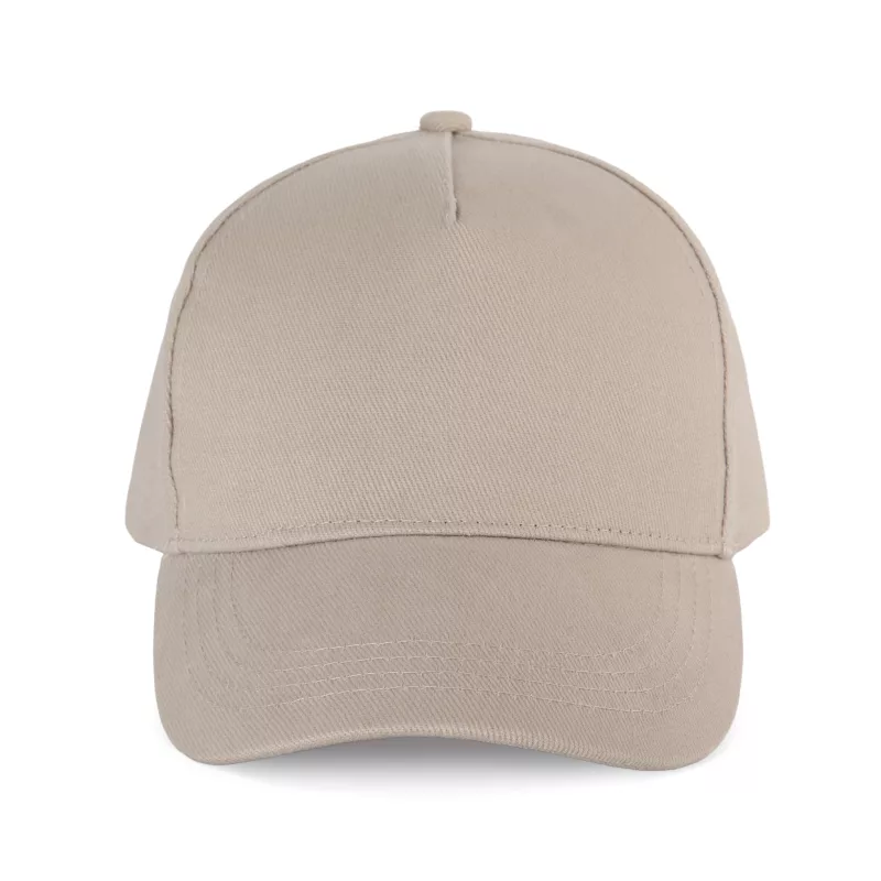 Casquette coton épais - 5 panneaux, Beige