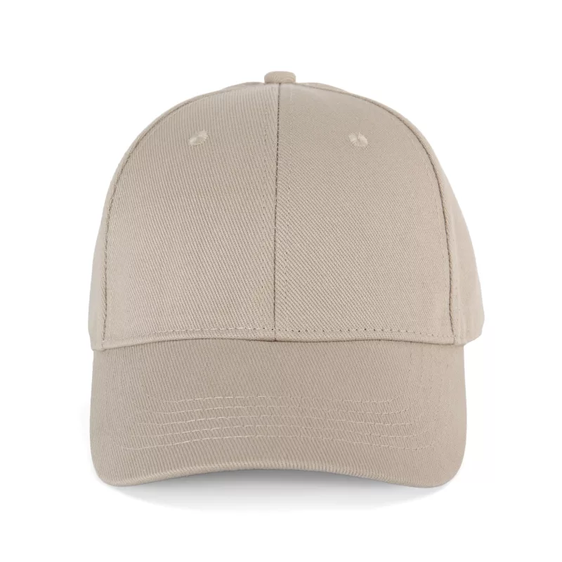 Organic cotton 6-panel cap - K-up Gold Label, Beige