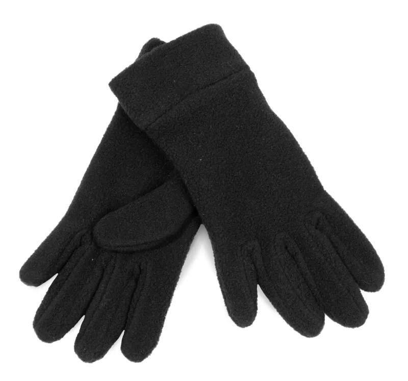 Fleece-Handschuhe für Kinder, Black