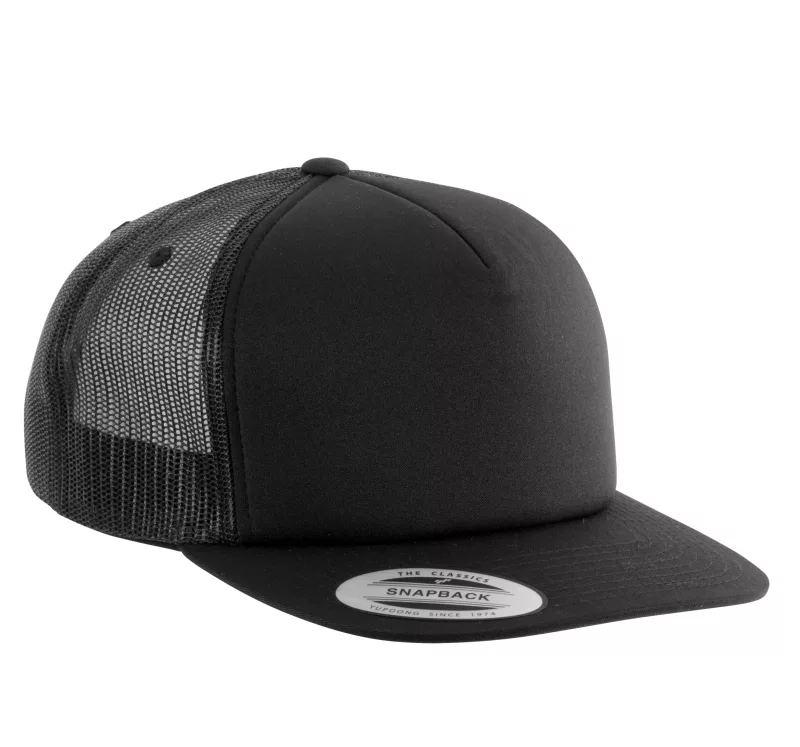 Classic trucker cap - 5 panels, Black