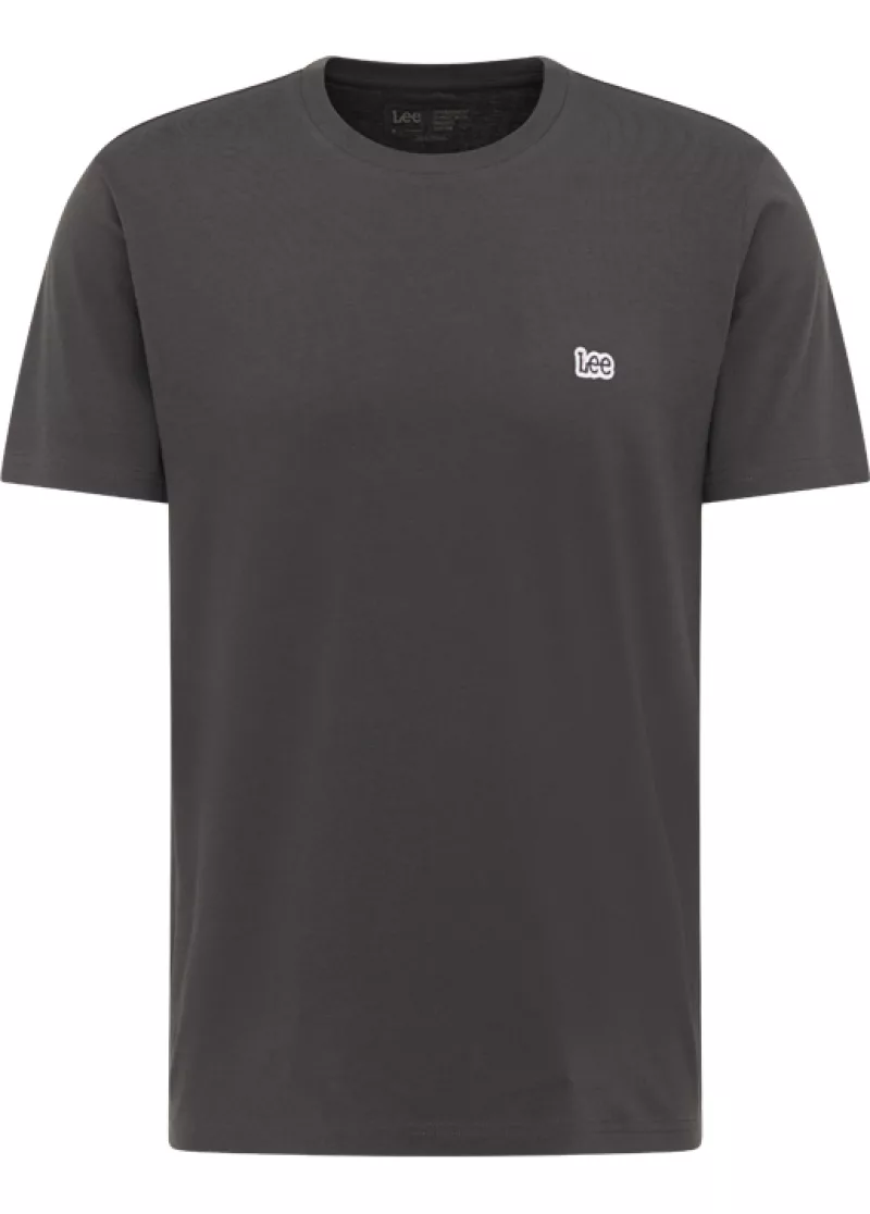 T-shirt Patch Logo Lee, Black Washed