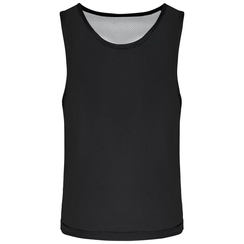 Chasuble réversible multisports unisexe, Black / White