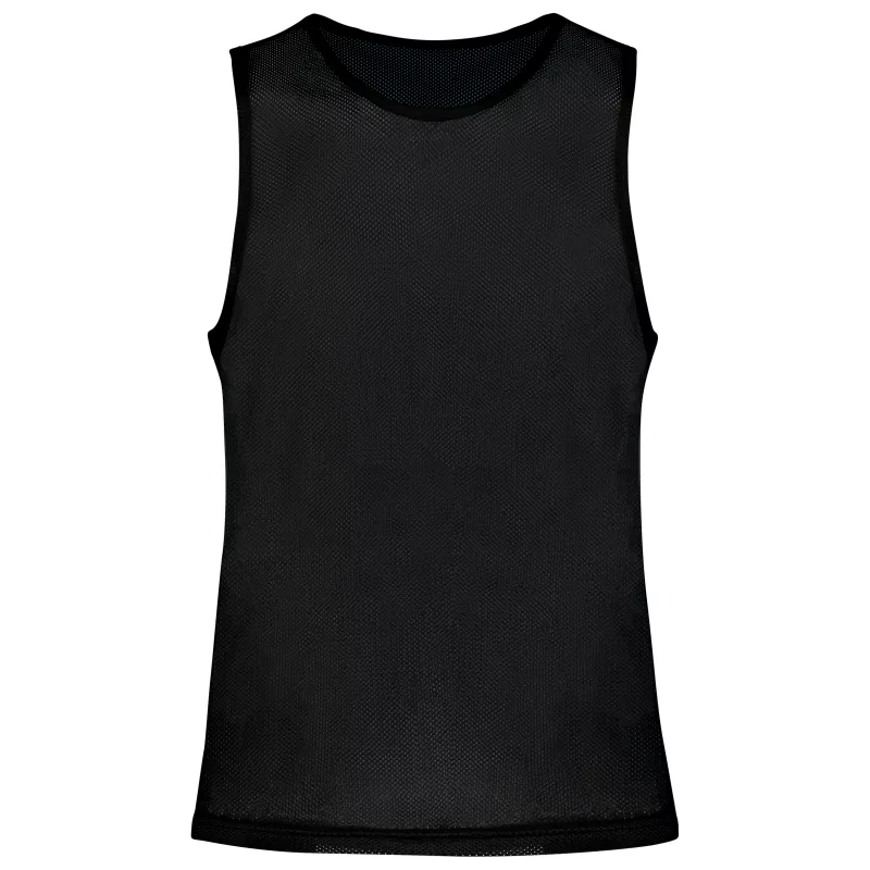 Chasuble en filet léger multisport unisexe, Black