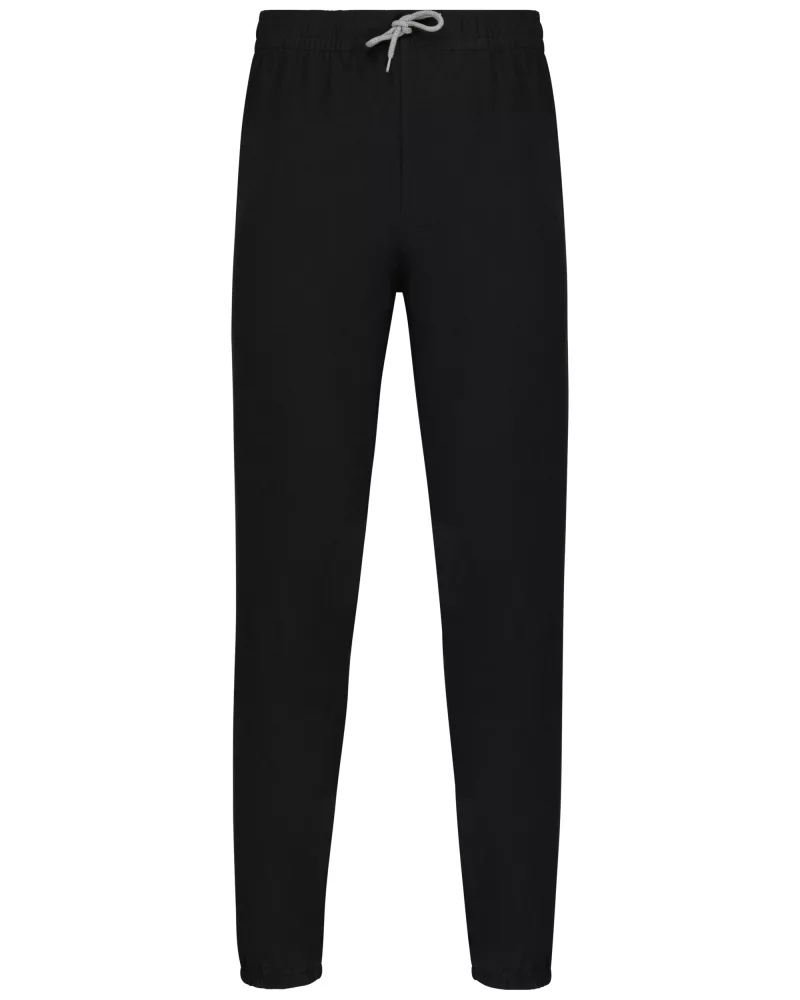 Pantalon de jogging en coton léger unisexe, Black