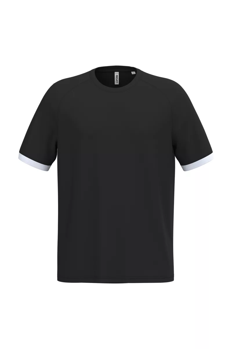 Unisex multisport polyester jersey, Black / White