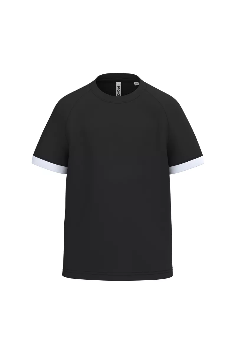 Kinder Multisporttrikot aus Polyester, Black / White