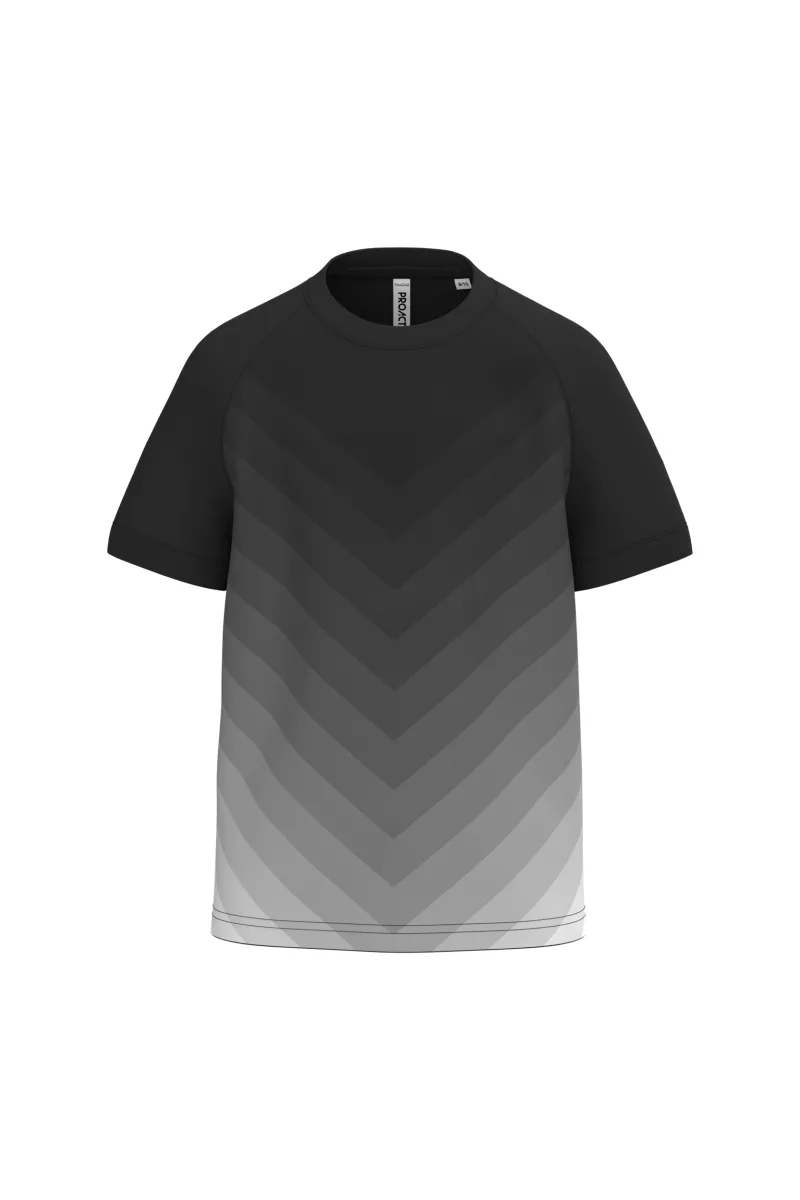 Maillot multisport polyester sublimé enfant, Black