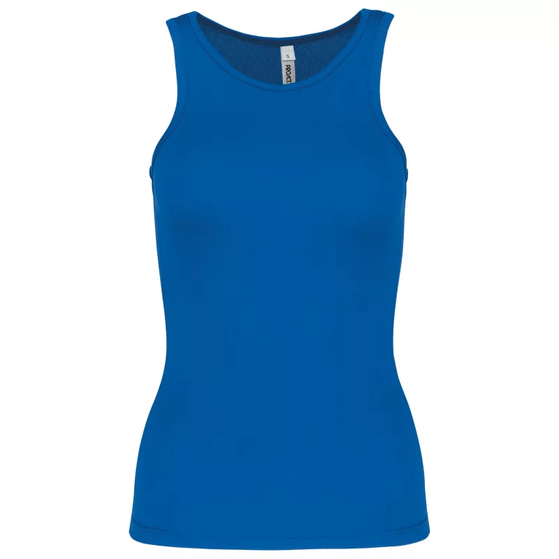Débardeur de sport femme, Aqua Blue