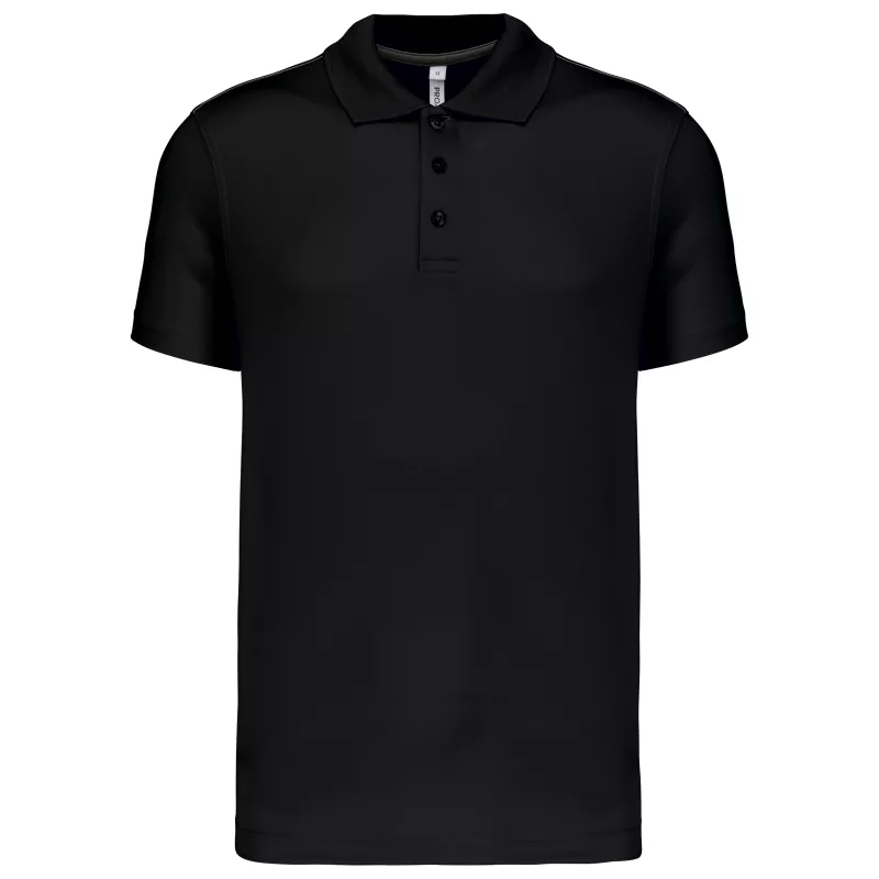 Polo manches courtes homme, Black