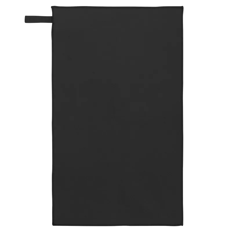 Microfibre sports towel, Black