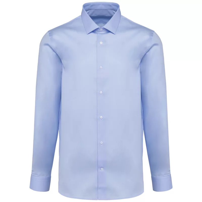 Chemise Oxford pinpoint manches longues homme, Essential Blue