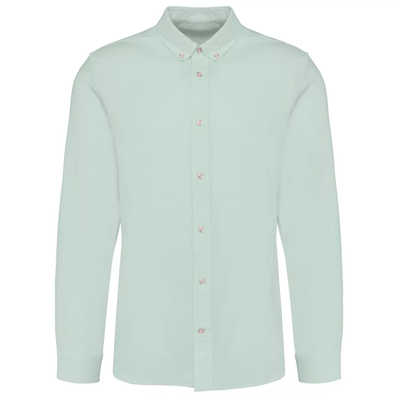 Chemise Oxford manches longues homme, Oxford Green