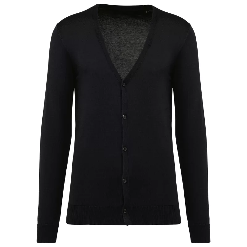 Herren Supima® Cardigan, Black
