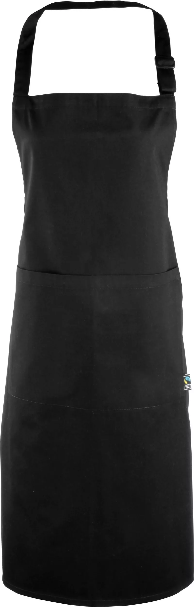 Fairtrade Bib Apron, Black