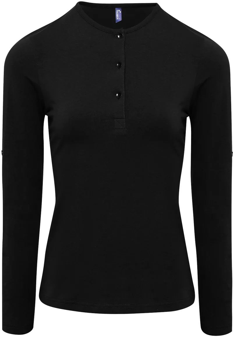 Long John Ladies' T-shirt, Black
