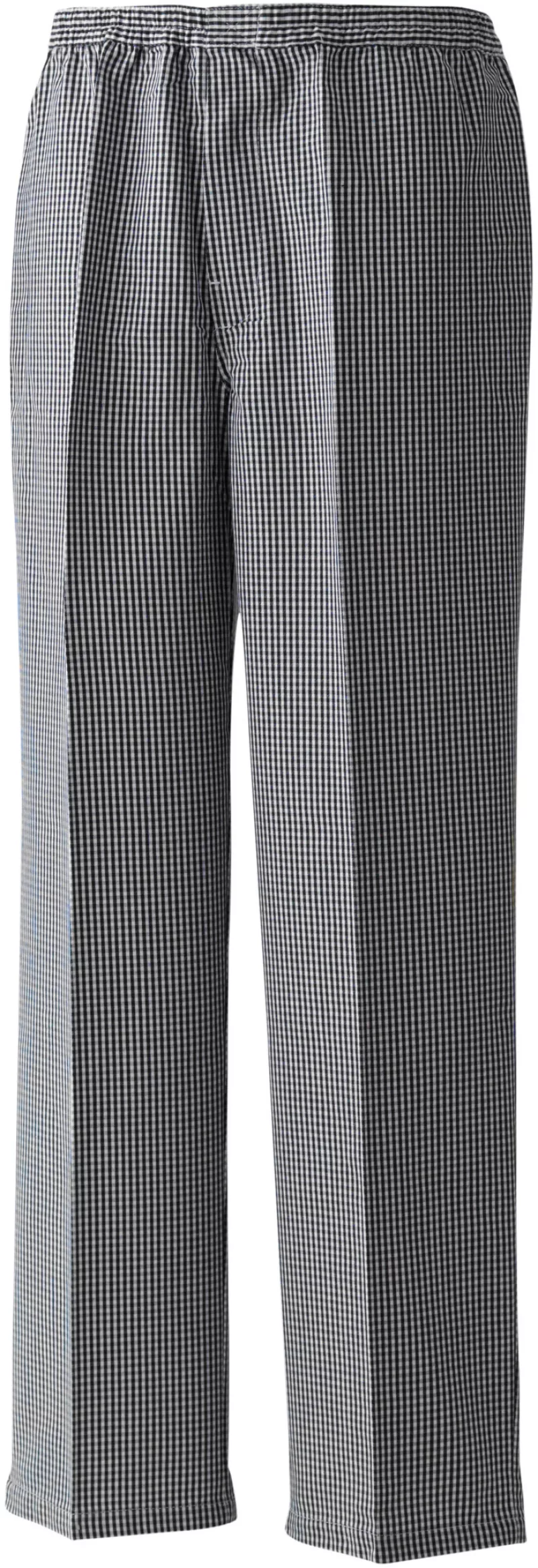 Pantalon de cuisine "Pull On", Black / White