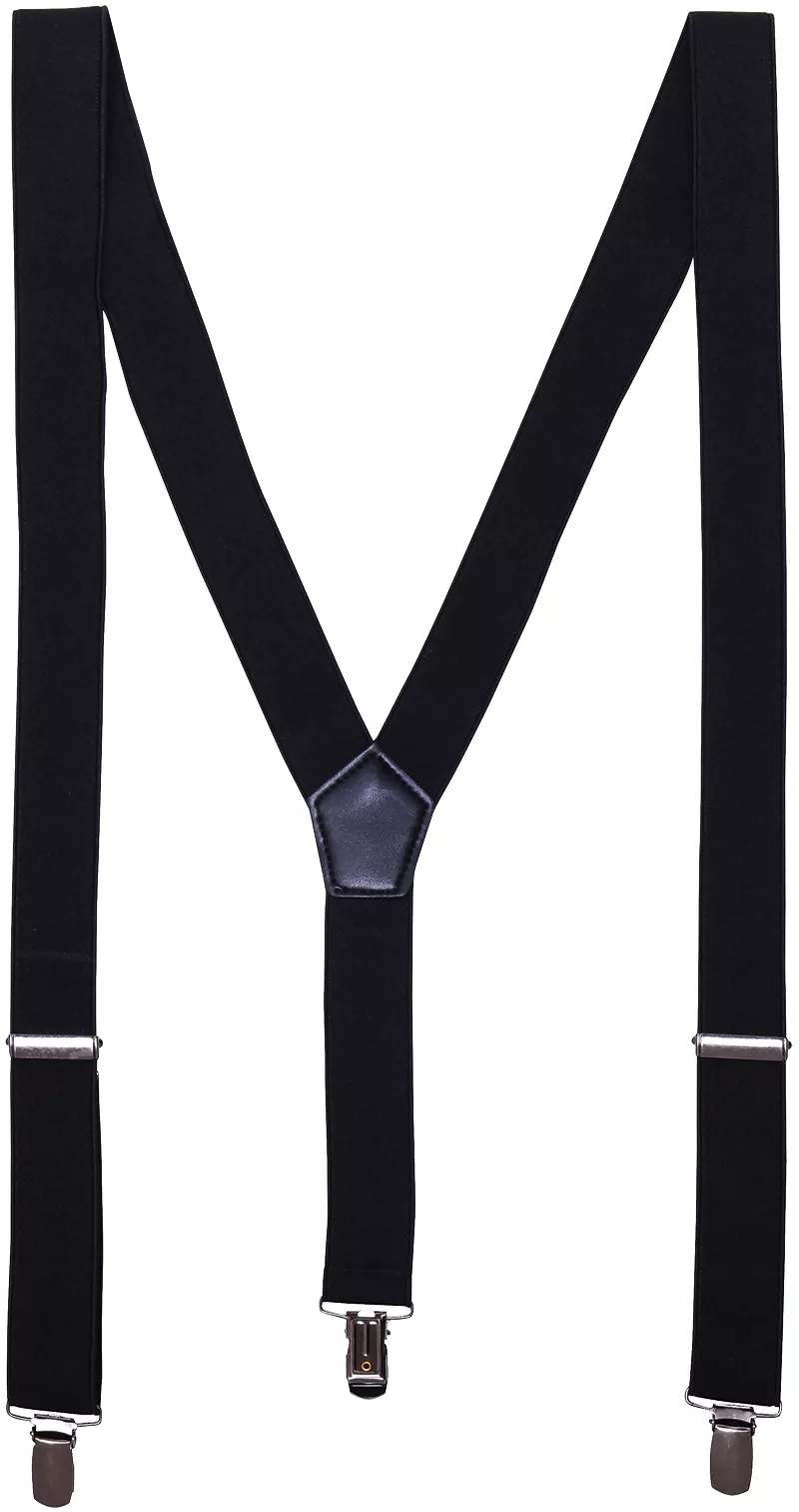 Clip trouser braces, Black