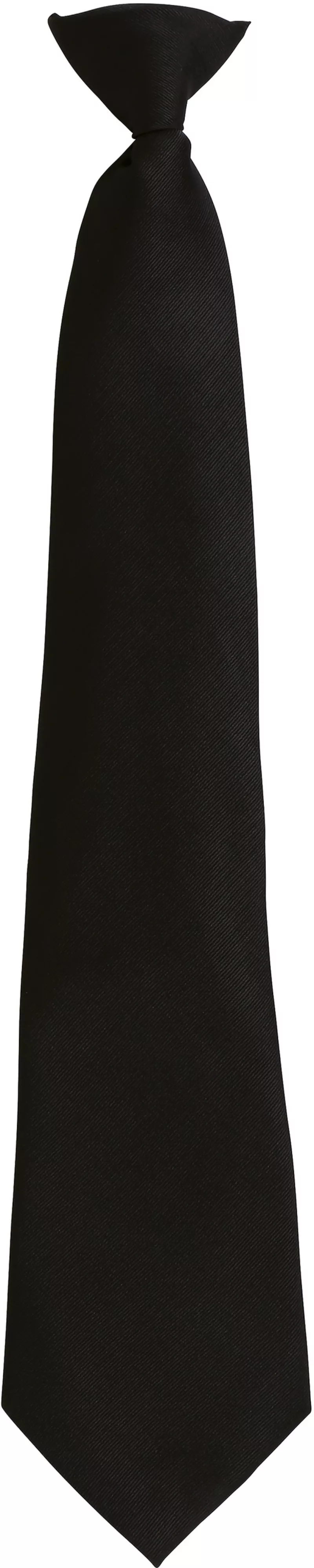 Clip-on tie, Black