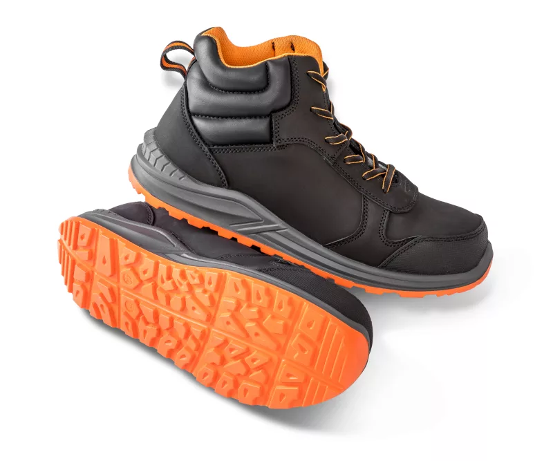 Chaussures de sécurité Stirling, Black / Grey / Orange