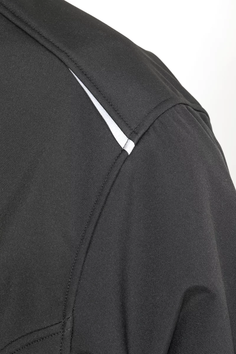 Recycelte Softshell-Jacke, Black