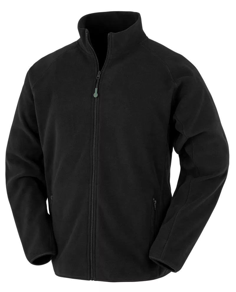 Veste polarthermique en polaire recyclée, Black