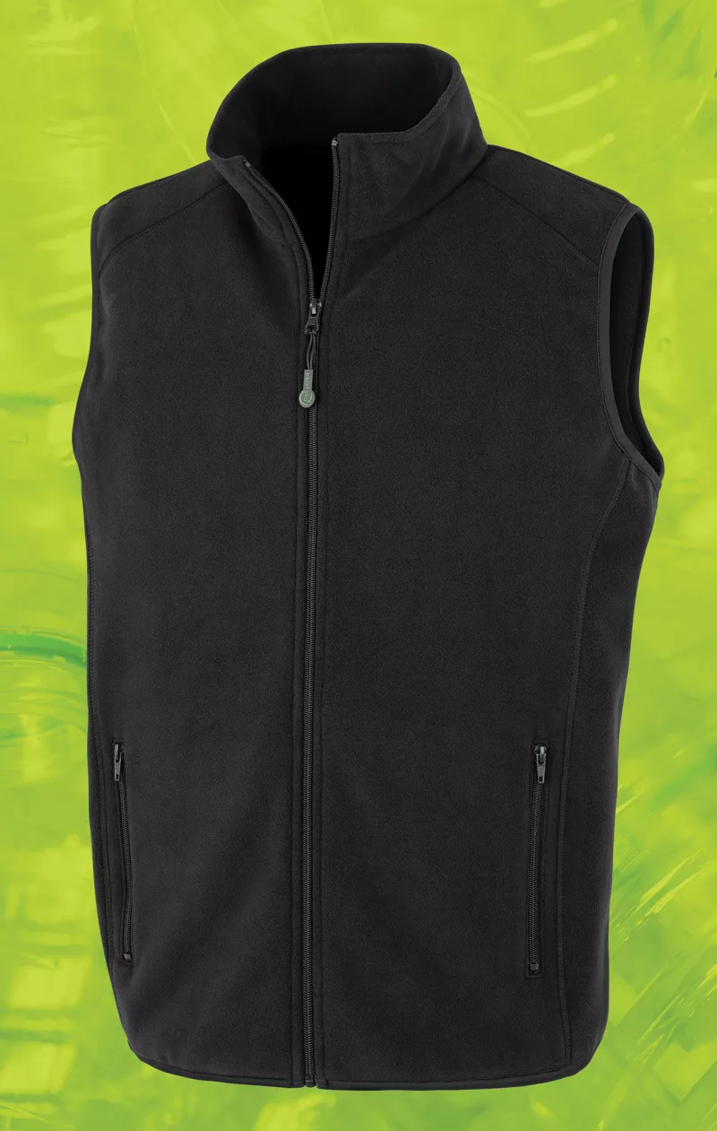 Recycelte Bodywarmer-Weste, Black