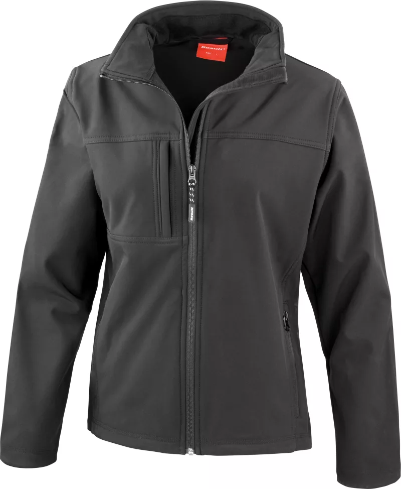 Classic Softshell Jacke Damen, Black