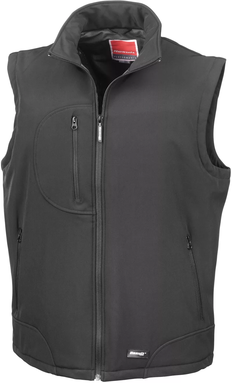 Softshell Bodywärmer, Black