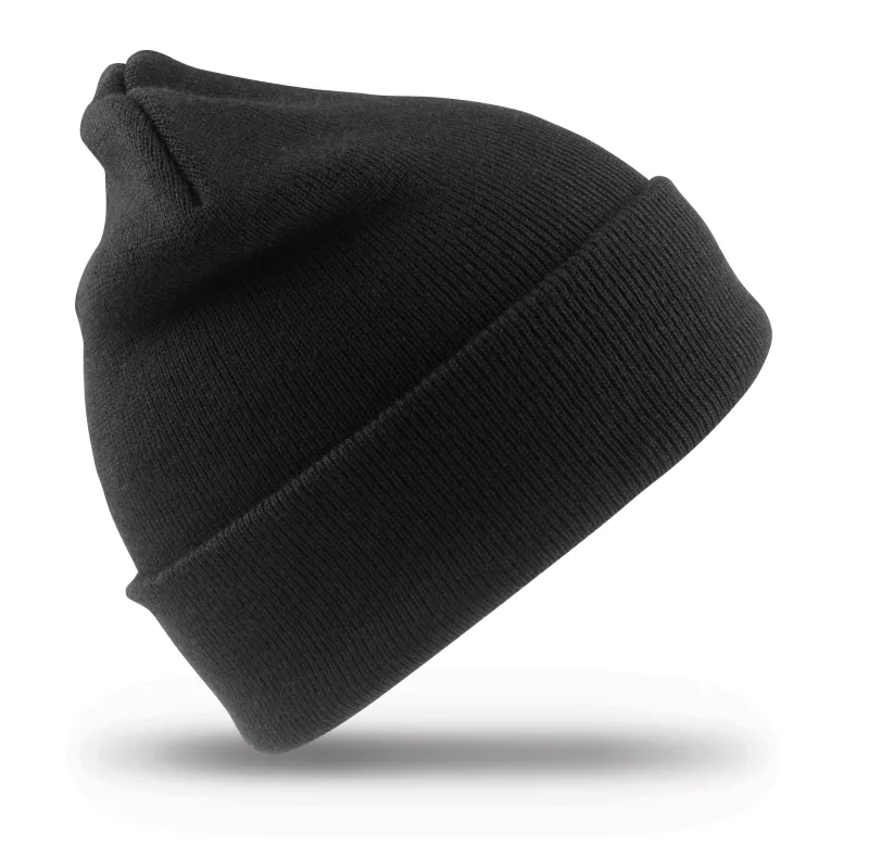 Mütze aus recycelter Polyester, Black