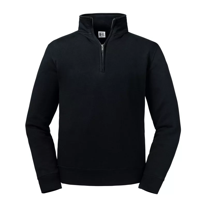 Sweat Col Zippé Authentic, Black
