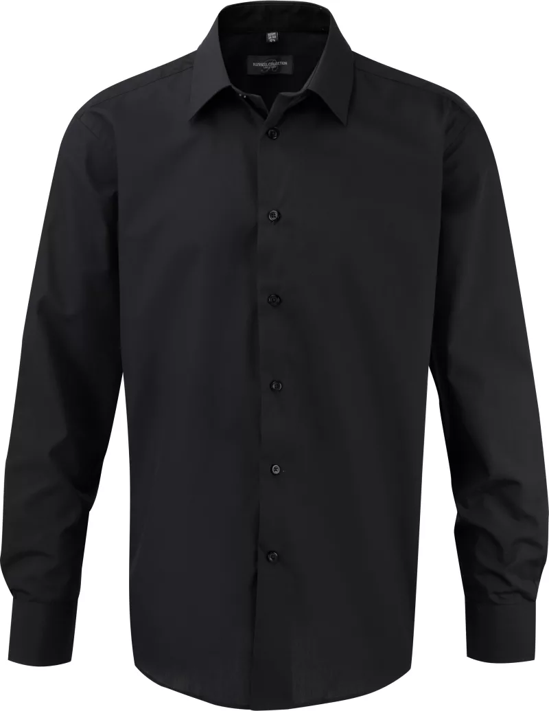 Chemise homme manches longues Non Iron - classique, Black