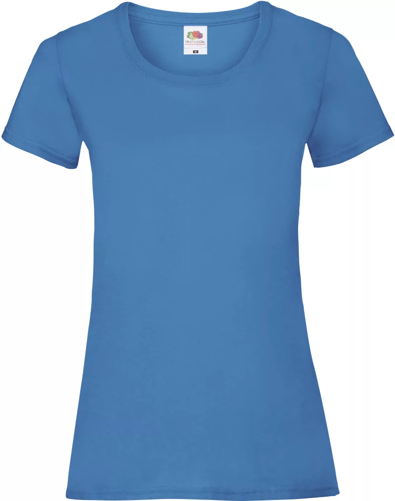 T-shirt femme Valueweight (61-372-0), Azur Blue
