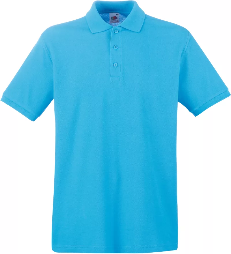 Premium Polo (63-218-0), Azur Blue