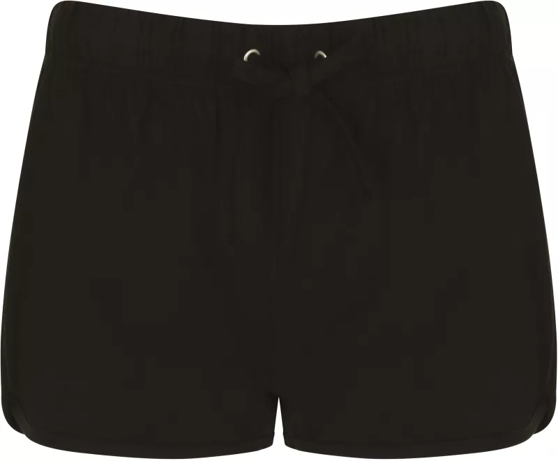 Women's Retro Short, Black / Black
