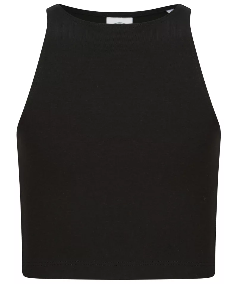 Short kids’ top, Black