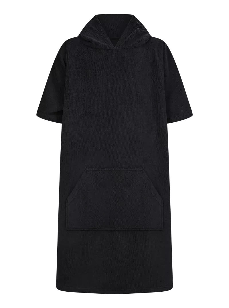 Poncho éponge enfant, Black