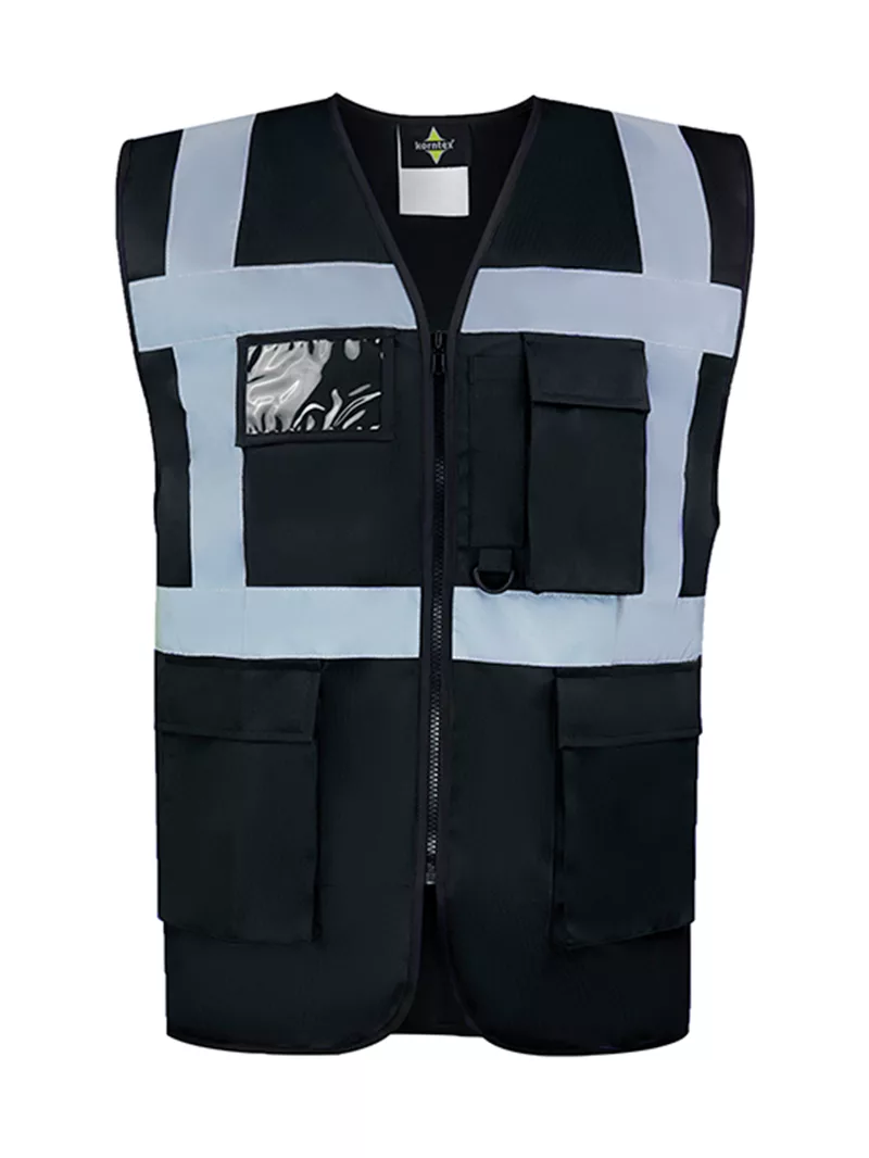 Gilet de sécurité confort Hamburg, Black