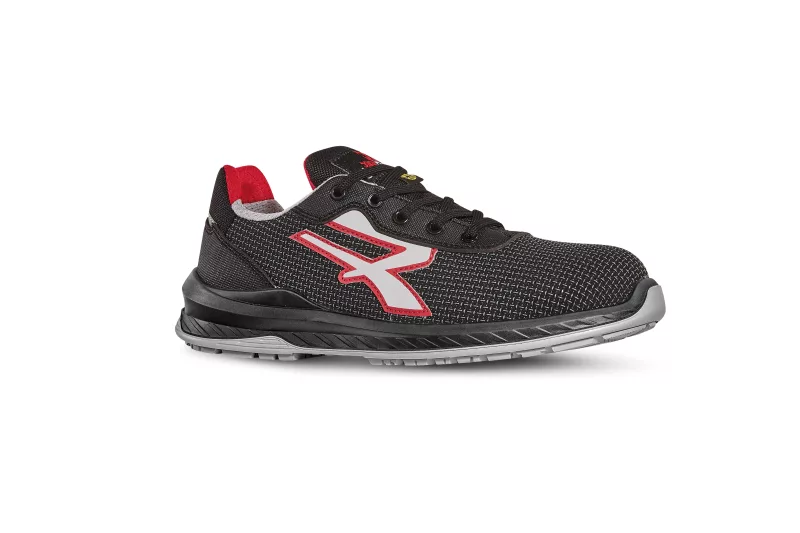 Chaussures de sécurité Lisbona, Black / Grey / Red