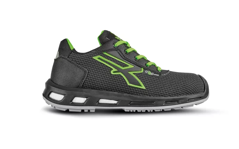 Chaussures de sécurité Malibu, Black / Green