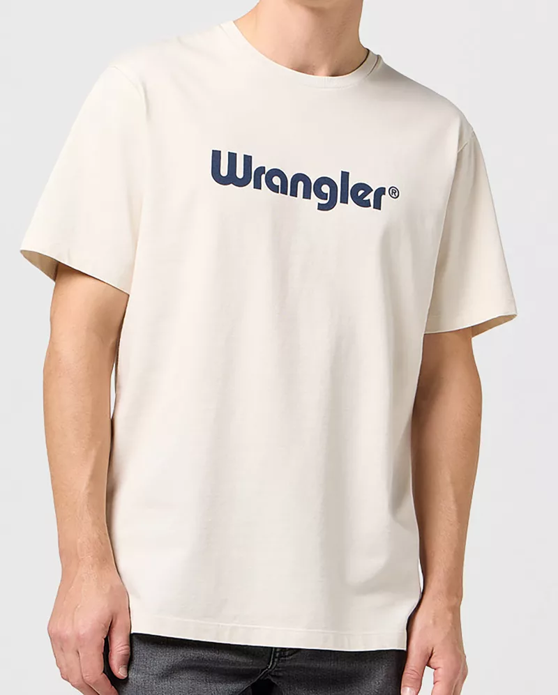 Logo t-shirt, Beige