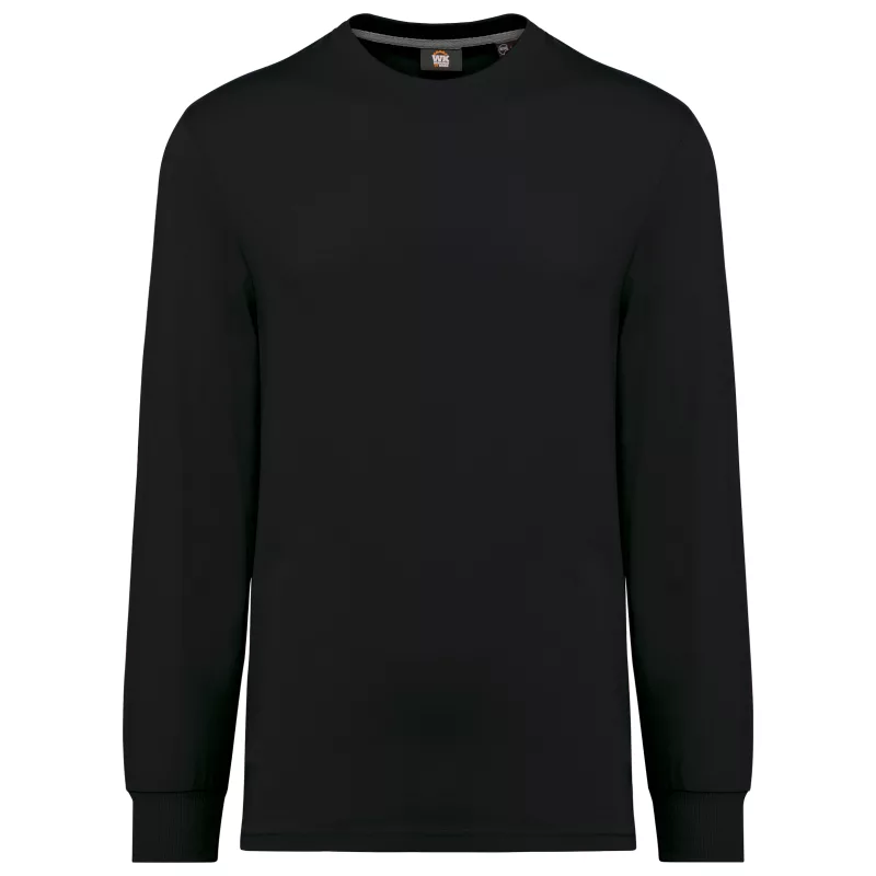 T-shirt écoresponsable manches longues unisexe, Black