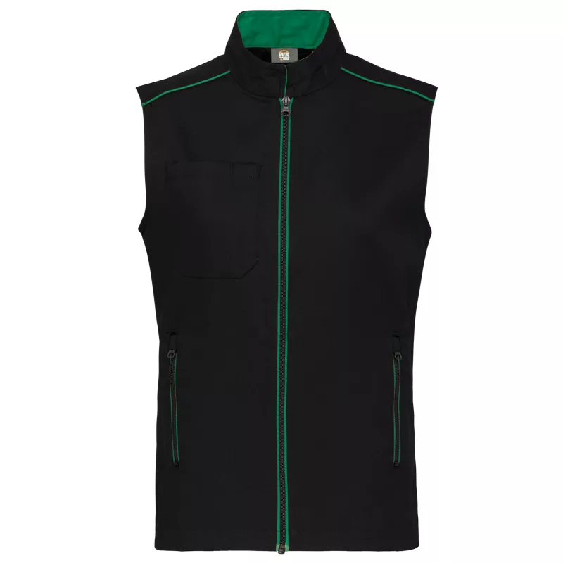 Gilet Day To Day homme, Black / Kelly Green