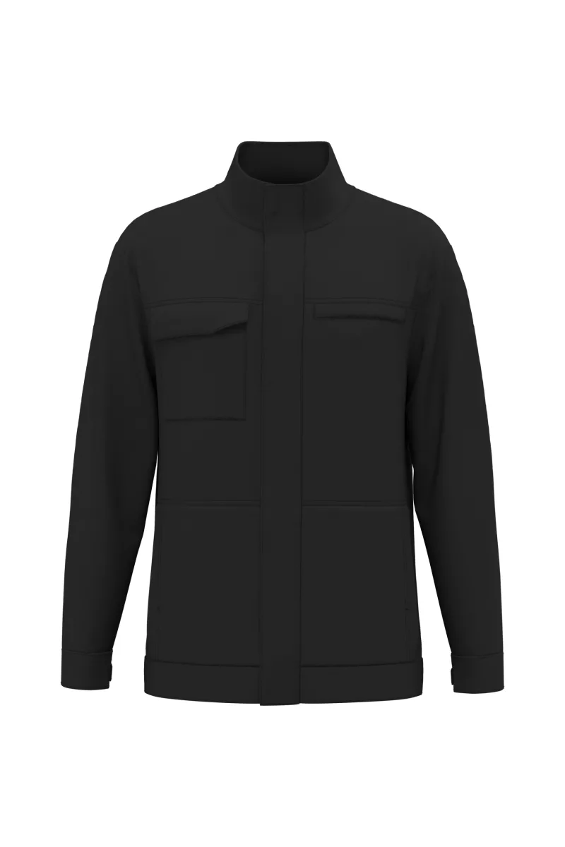 Veste de travail sans métal unisexe, Black