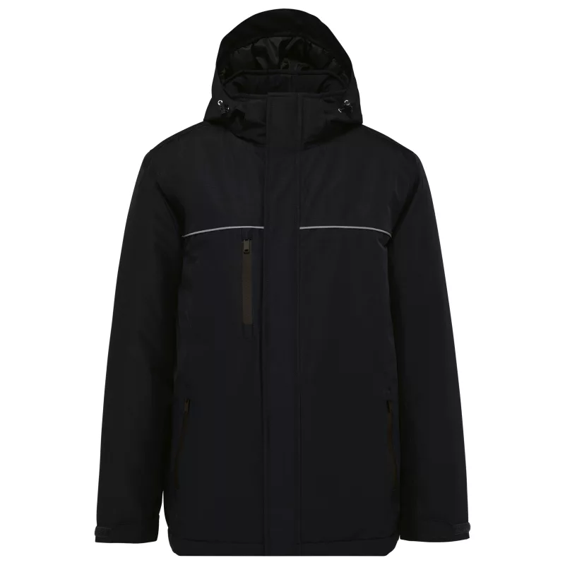 Parka performance à capuche unisexe, Black