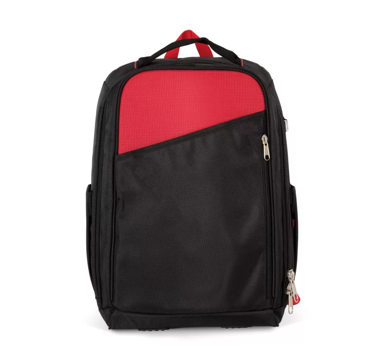 Backpack for tools and laptop, Black / Red