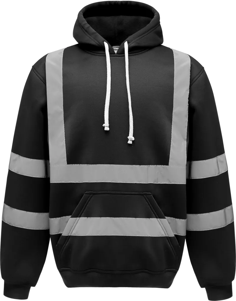 Hi-Vis pullover hoodie, Black