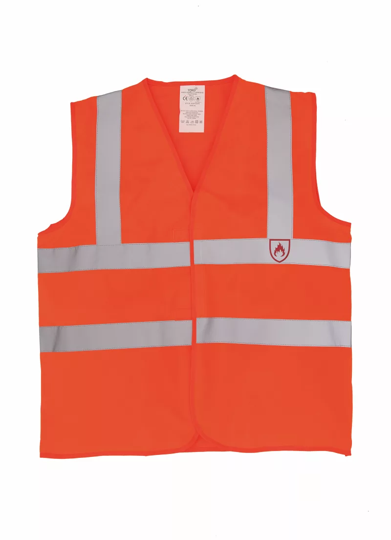 Gilet haute visibilité & LSF (chaleur et flamme), Hi Vis Orange