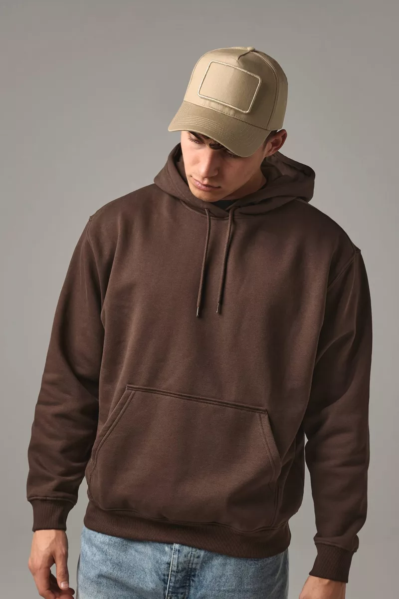 5-panel cap with removable patch, Black