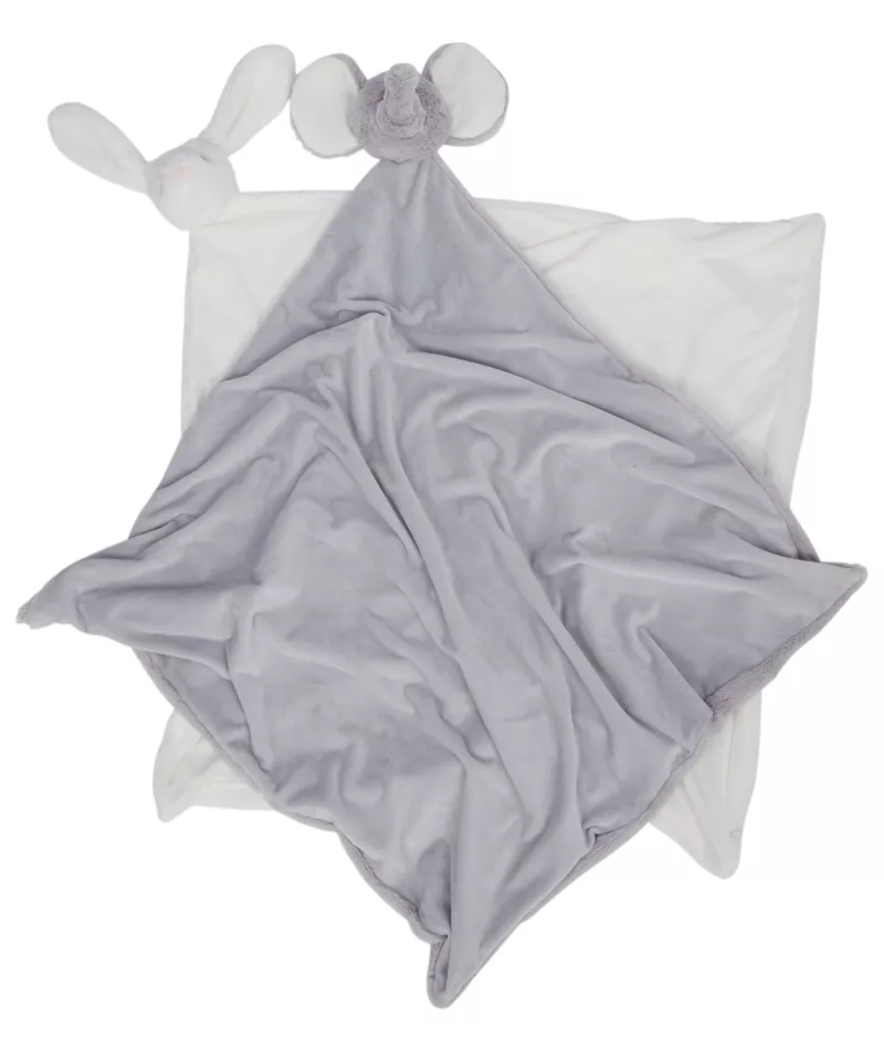 Doudou plat animaux, Grey elephant